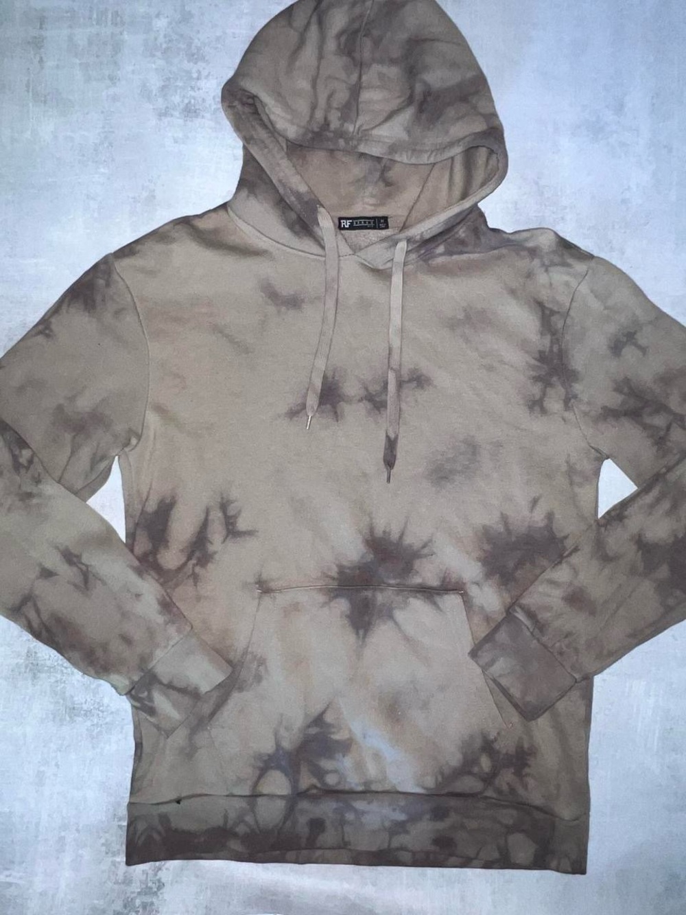RetroSuperFuture Men's Brown Tie-Dye Hoodie